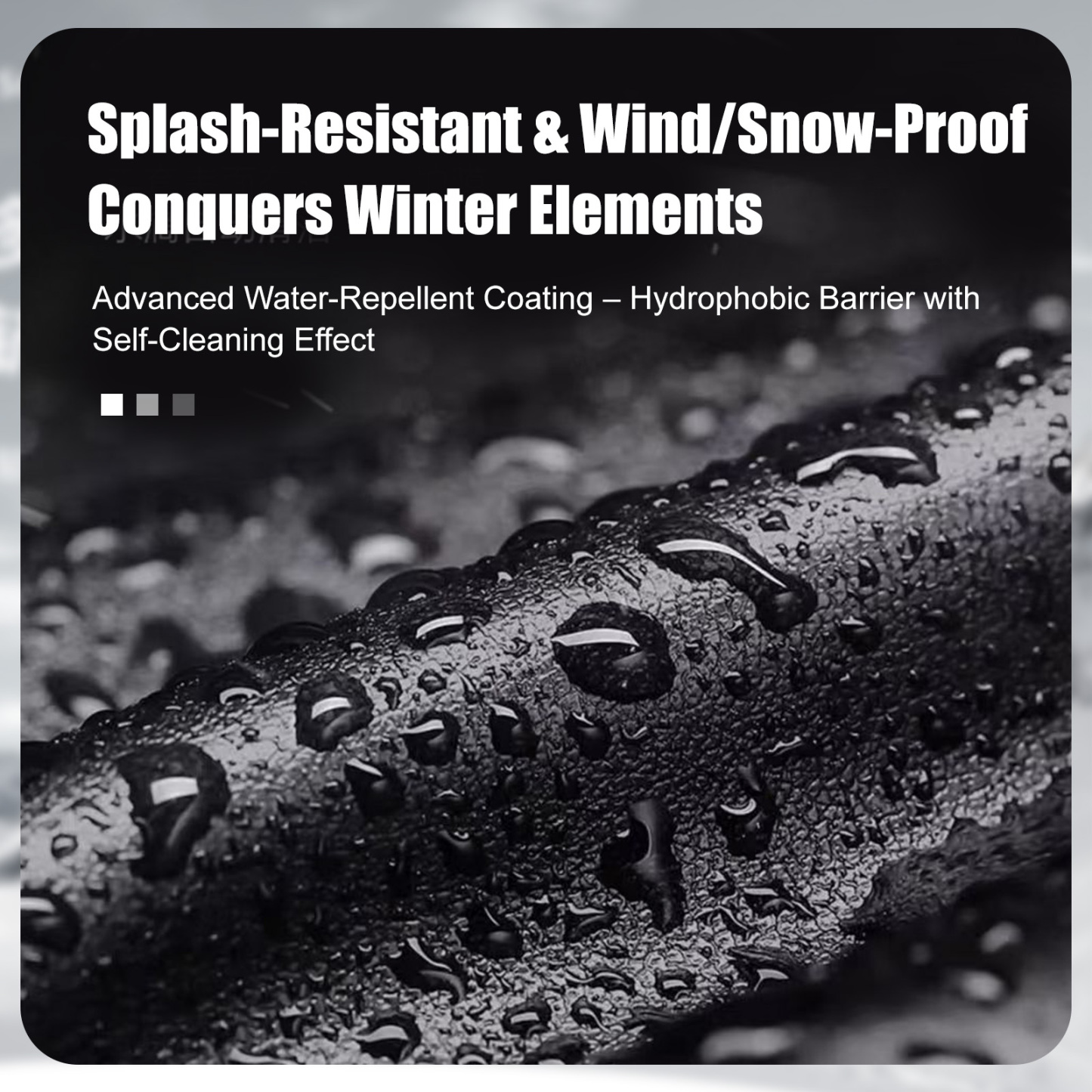 Winter Leather Touchscreen Gloves – Splash/Windproof, Thermal Microfleece Warm Gloves for Snow Removal & Daily Use