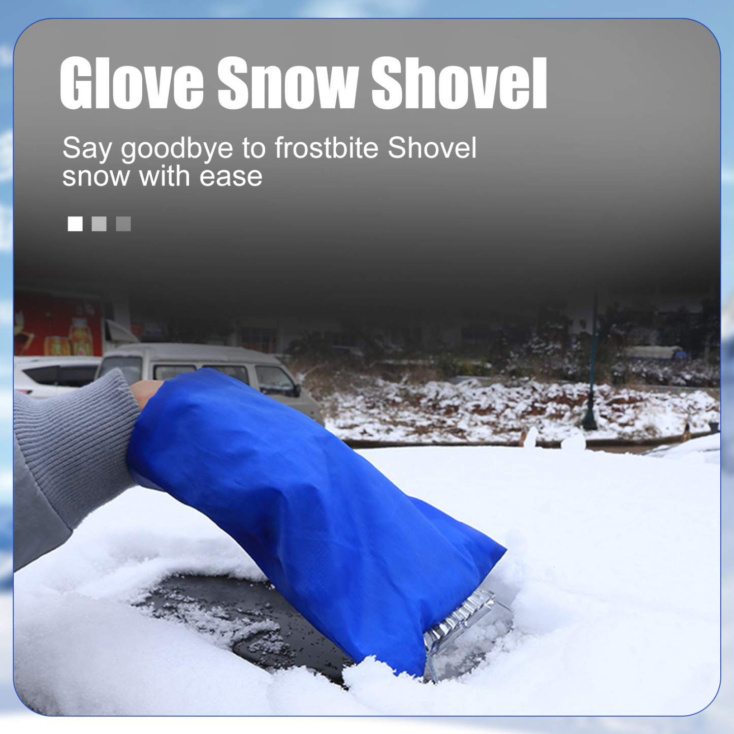 Glove Snow Shovel - Waterproof Anti-Freeze Hand Protector for Car Snow Removal