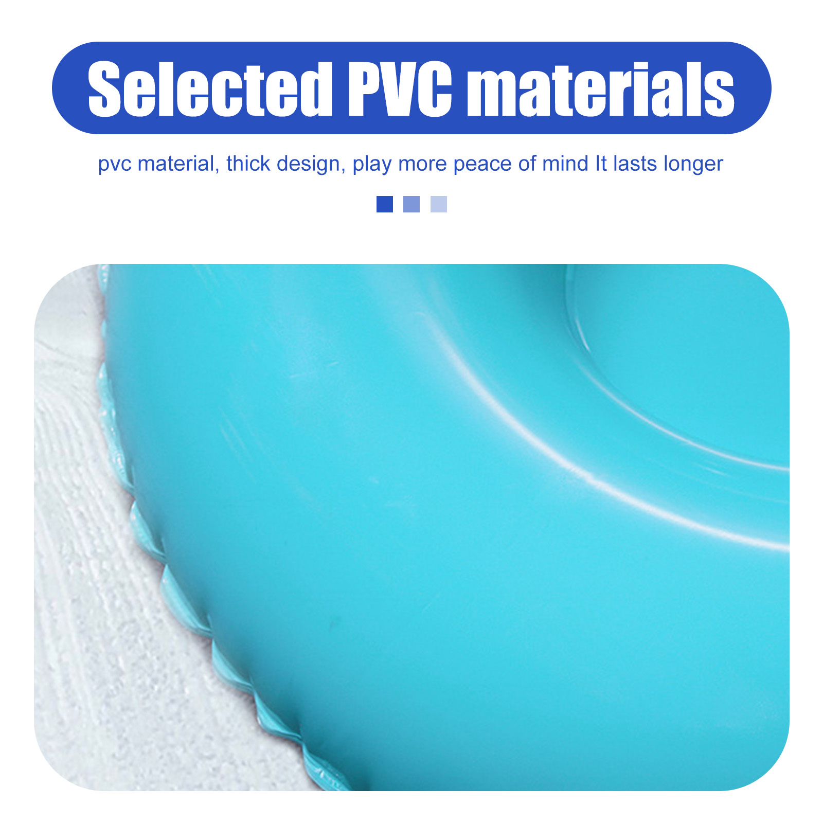 32.2in (82cm) Snowman-Themed Cold-Resistant Thickened PVC Snow Tube BTSS33M