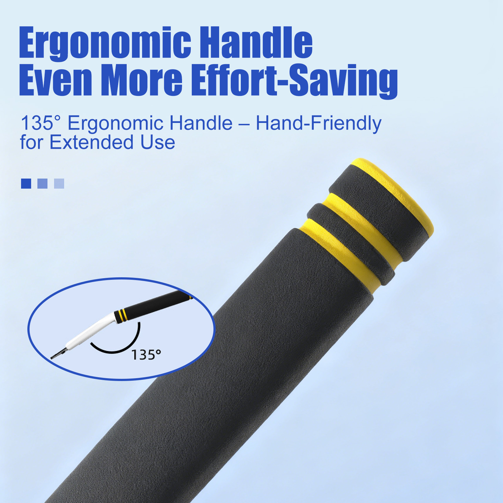 Multi-Purpose Car Snow Scraper Shovel – Widened Surface & 135° Ergonomic Handle for Winter Snow/Ice Removal