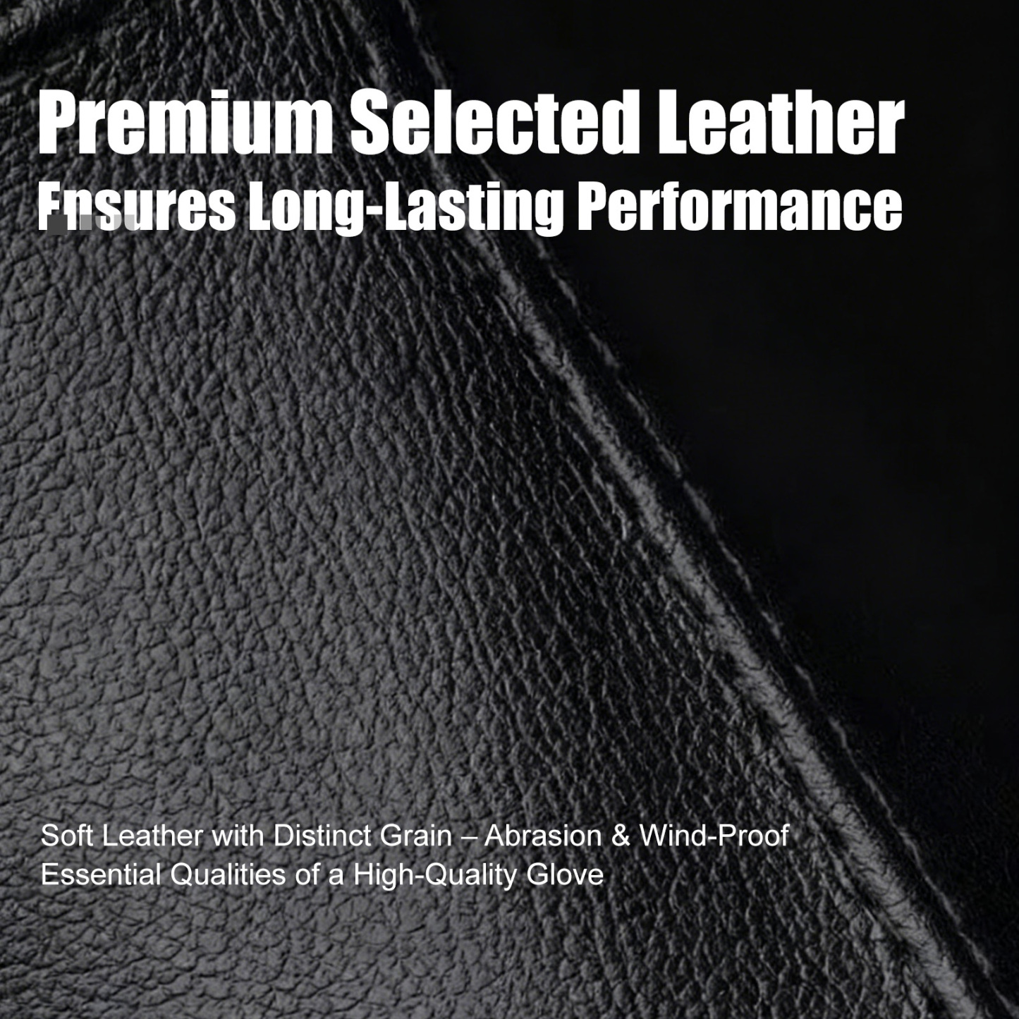 Winter Leather Touchscreen Gloves – Splash/Windproof, Thermal Microfleece Warm Gloves for Snow Removal & Daily Use