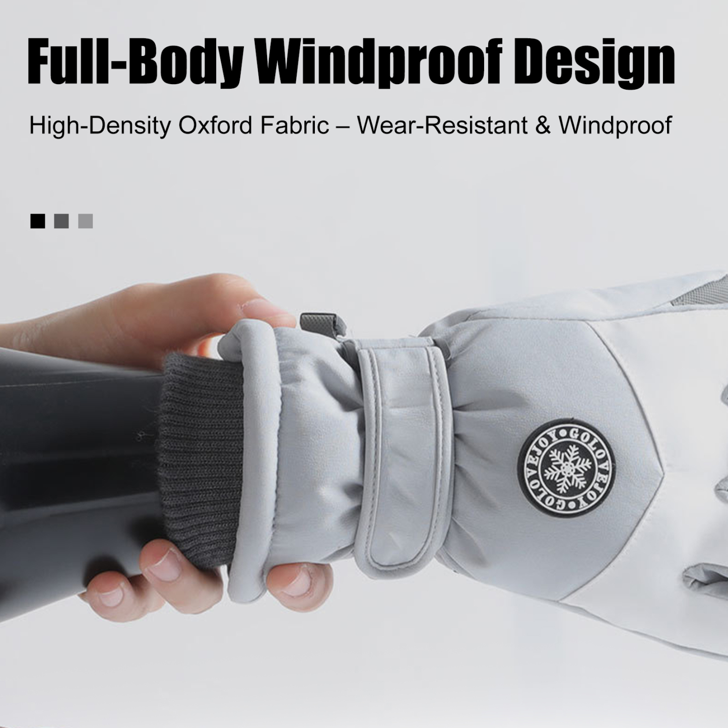 4-Layer Thermal Winter Gloves - Waterproof Touchscreen Gloves for Cold Weather