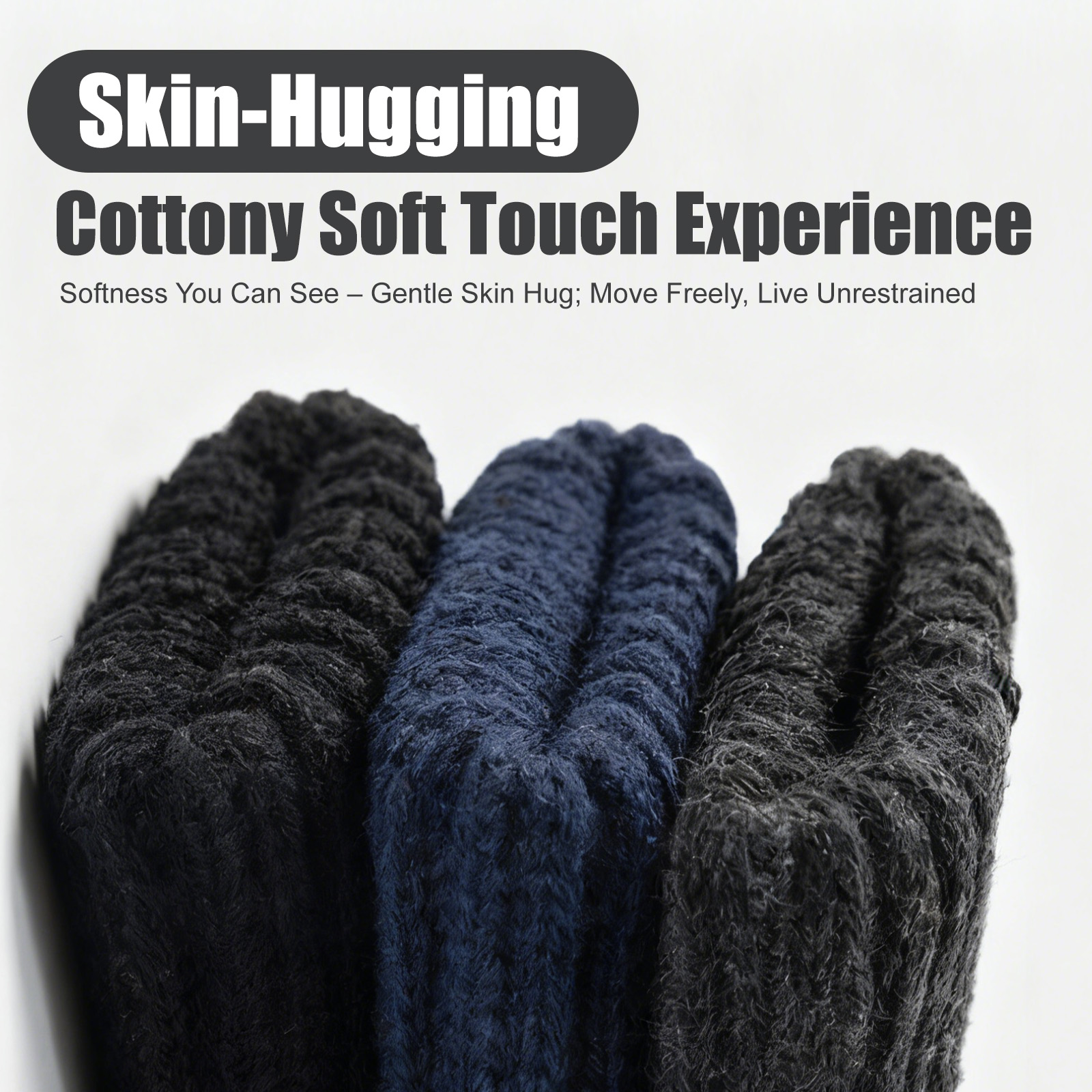 Wool-Blend Fleece-Lined Touchscreen Knit Gloves – Winter Warmth & Daily Comfort