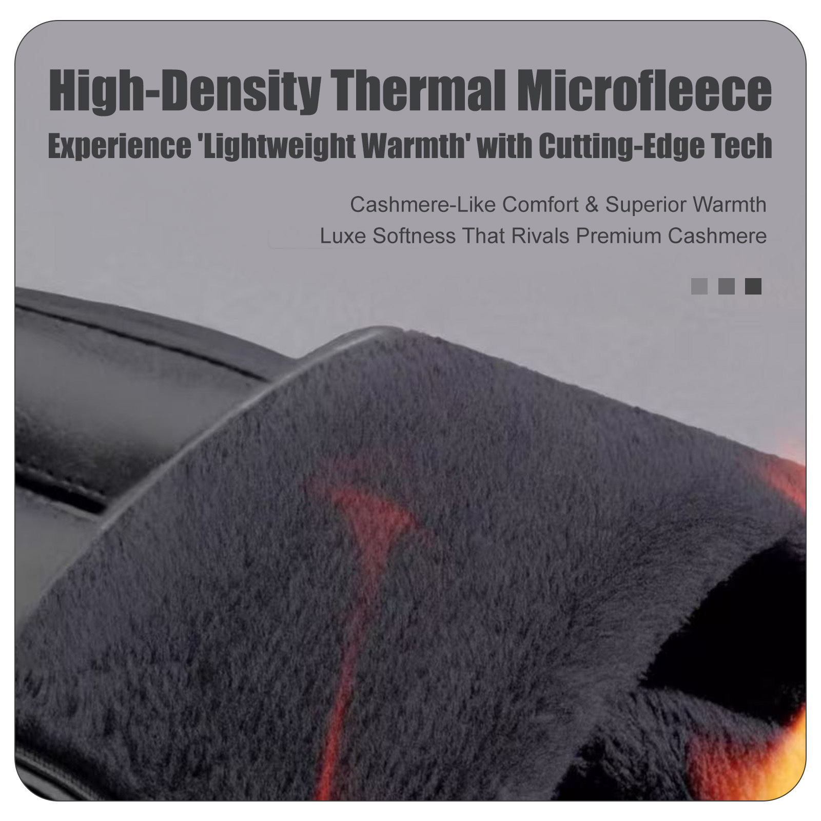 Winter Leather Touchscreen Gloves – Splash/Windproof, Thermal Microfleece Warm Gloves for Snow Removal & Daily Use