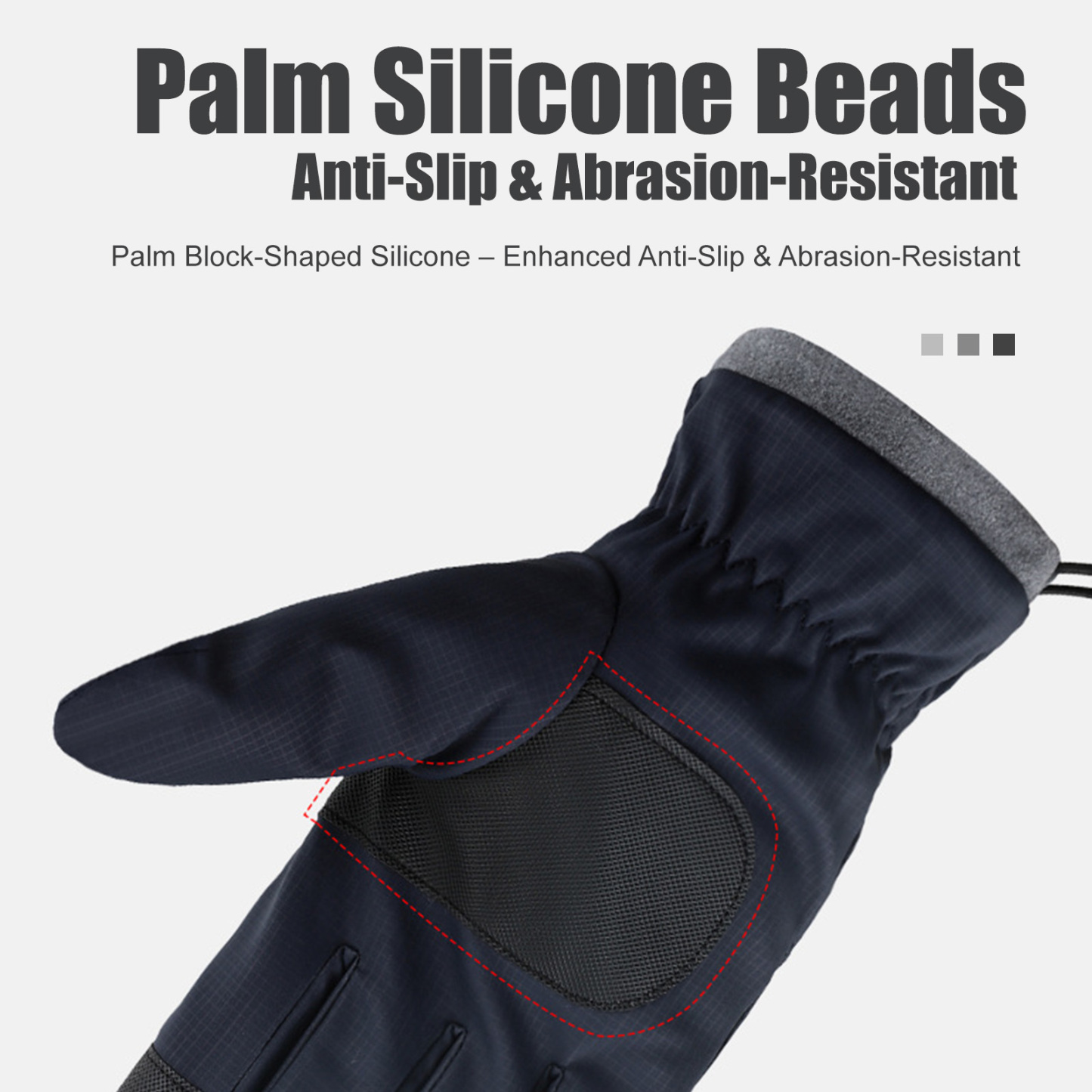 Waterproof Thermal Touchscreen Gloves – Windproof Anti-Slip Fleece Gloves for Winter Snow Removal & Outdoor Use