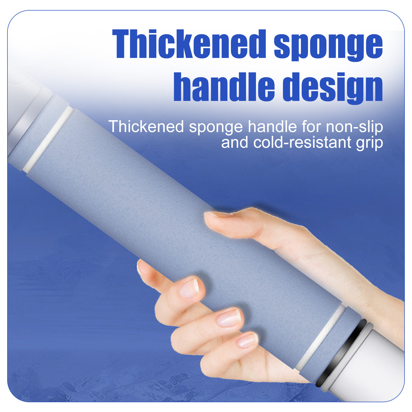 3-in-1 Telescopic Car Snow Removal Tool - Soft Sponge Head Snow Brush & Ice Scraper