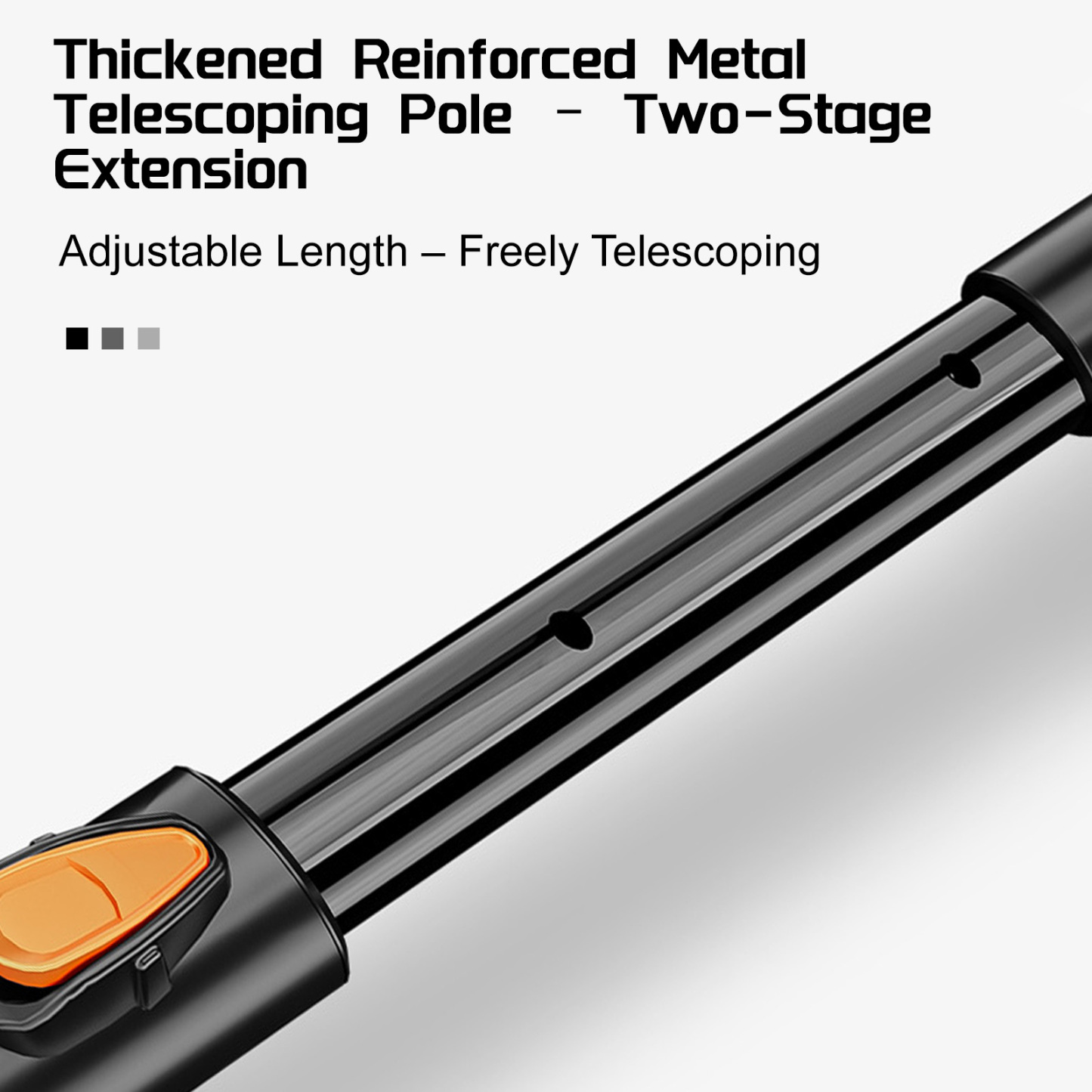 3-in-1 Telescoping Car Snow Brush & Scraper - Rotatable, Scratch-Free Winter Snow/Ice Removal Tool