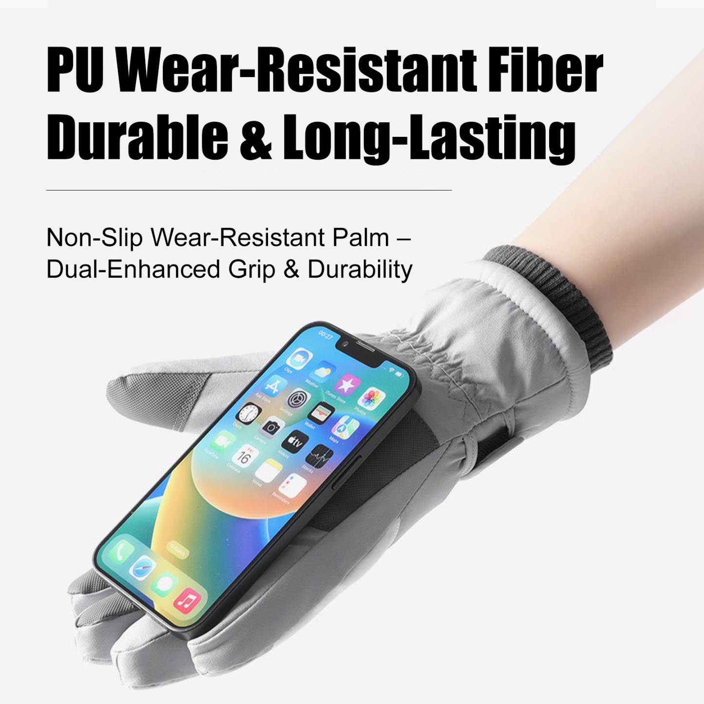 4-Layer Thermal Winter Gloves - Waterproof Touchscreen Gloves for Cold Weather