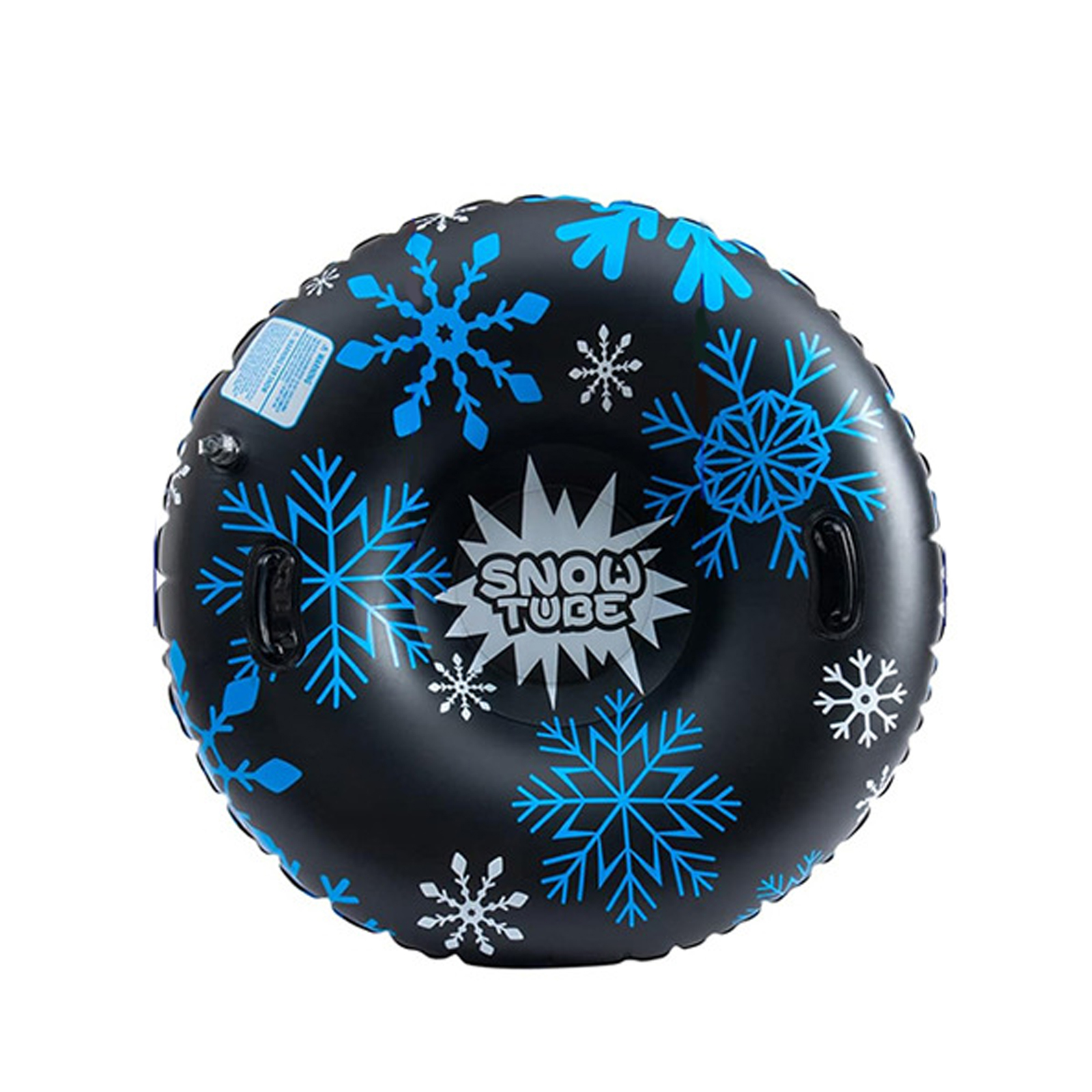 47in Heavy-Duty Snow Tube – Quick-Inflation Winter Sledding Tube for Family Fun