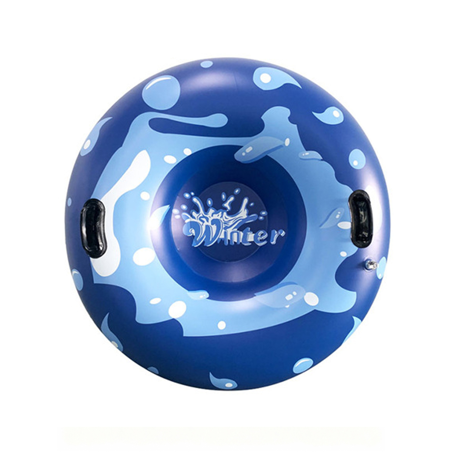 47in Heavy-Duty Snow Tube – Quick-Inflation Winter Sledding Tube for Family Fun BTSS29C