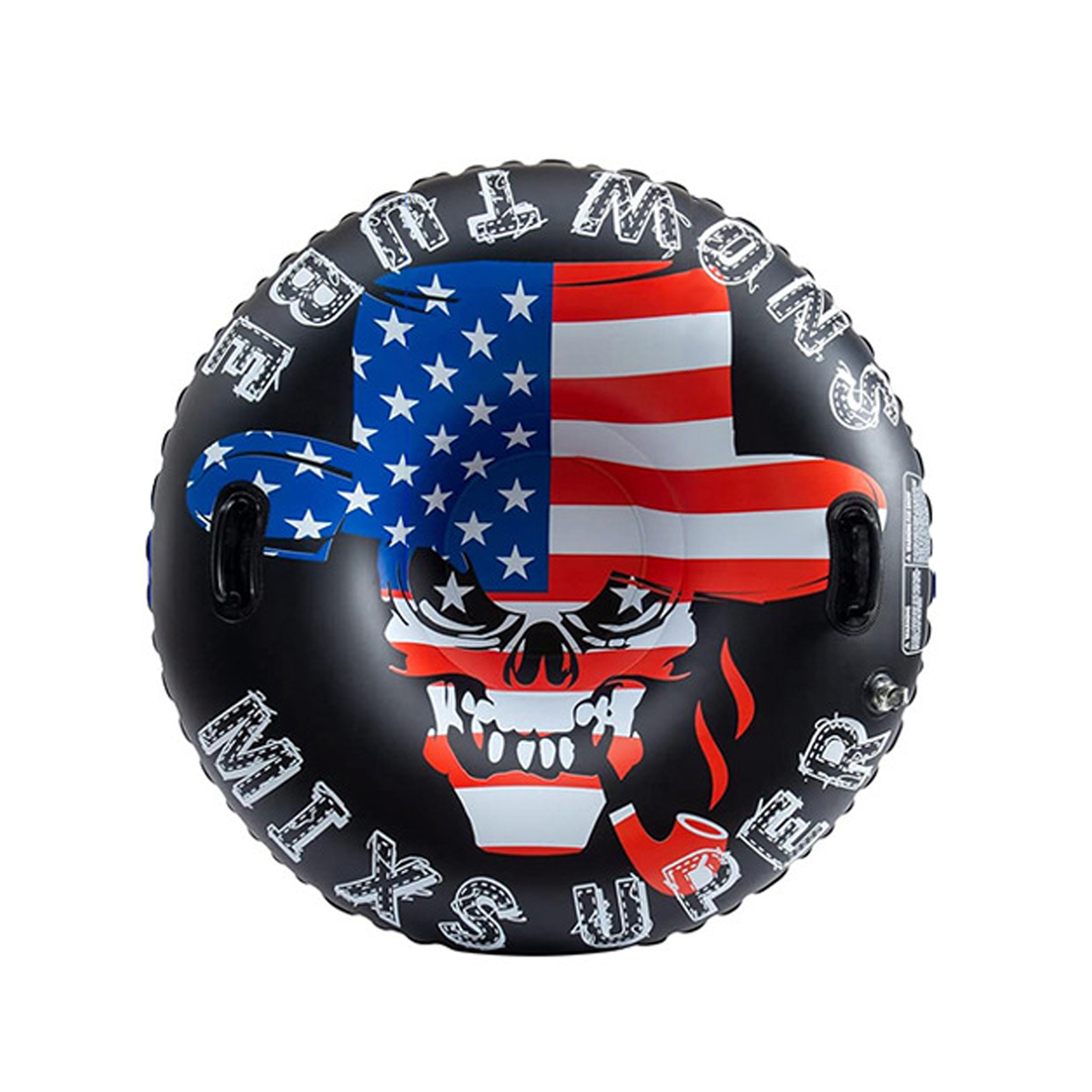 47in Heavy-Duty Snow Tube – Quick-Inflation Winter Sledding Tube for Family Fun BTSS29E