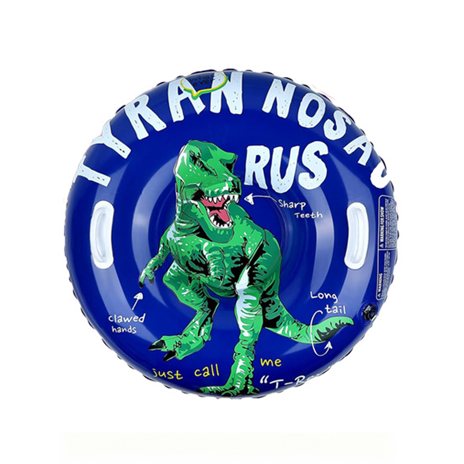 36in Thickened PVC Snow Tube – Quick-Inflation Winter Sledding Tube for Kids & Teens BTSS29G