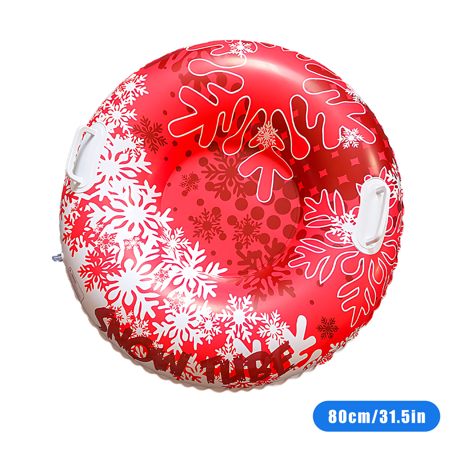 31.5in (80cm) Cold-Resistant Thickened PVC Snow Tube – Winter Sledding Toy BSTT33I