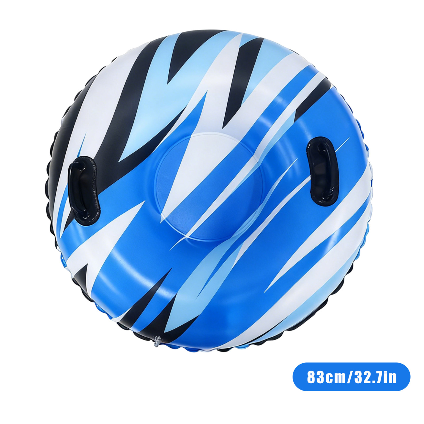 32.7in (83cm) Cold-Resistant Thickened PVC Snow Tube – Winter Sledding Toy BTSS33N