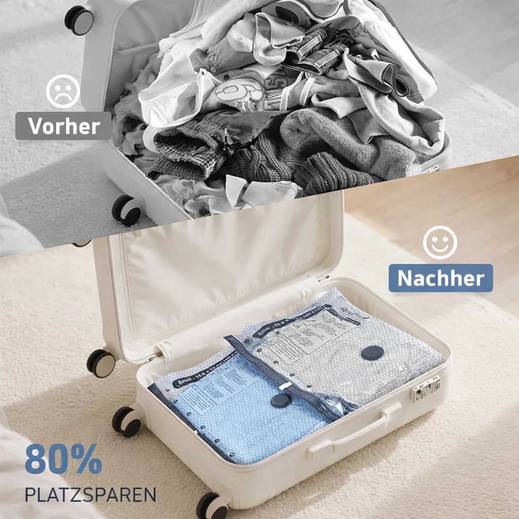 🔥 LAST DAY 49% OFF-Cordless Travel Vacuum Storage Compression Bag Set