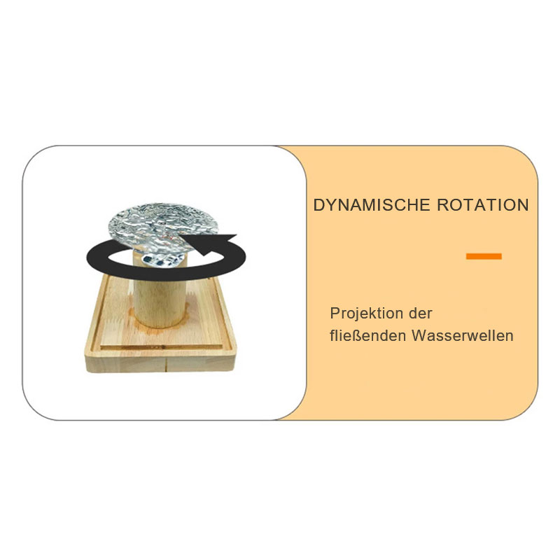 Rotierendes Wassermusterlicht