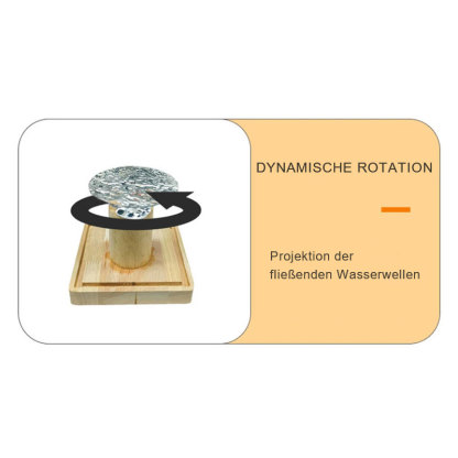 Rotierendes Wassermusterlicht