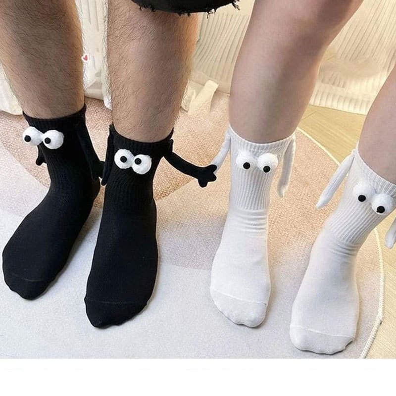 Magnetic Holding Hands Socks
