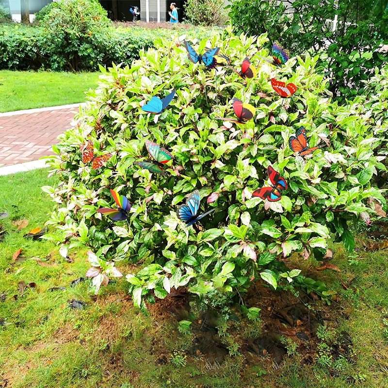 50 PCS - Simulated Butterfly Fluttering in The Wind