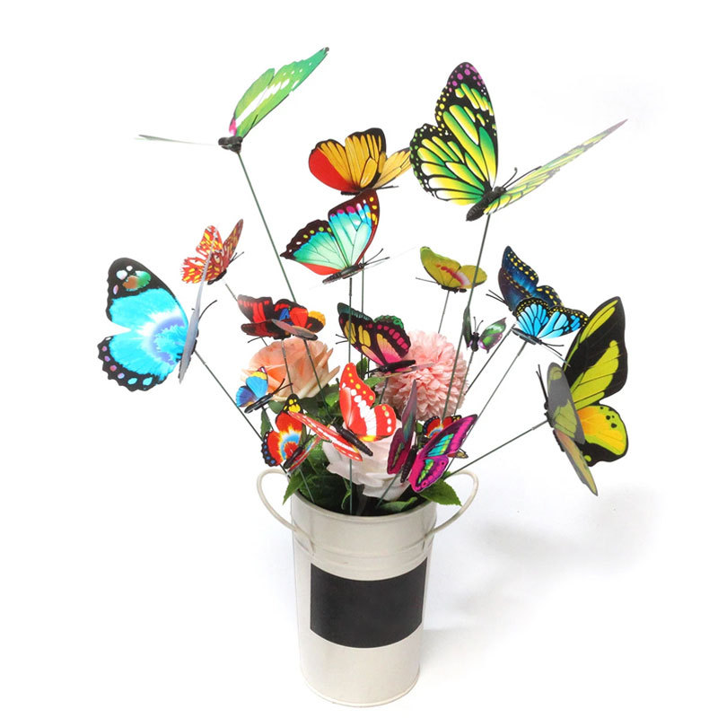 50 PCS - Simulated Butterfly Fluttering in The Wind