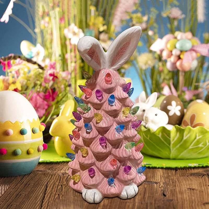 (🔥HOT SALE NOW 49% OFF) - 🐰🐰Easter Pink Bunny Tree-Buy 2 Free Shipp