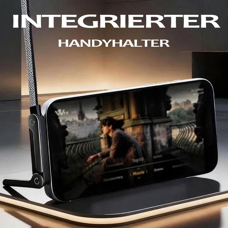 Unsichtbares 2-in-1-Ladekabel mit Halterung – 240-W-Schnellladekabel mit integrierter Handyhalterung