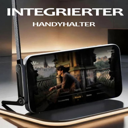 Unsichtbares 2-in-1-Ladekabel mit Halterung – 240-W-Schnellladekabel mit integrierter Handyhalterung