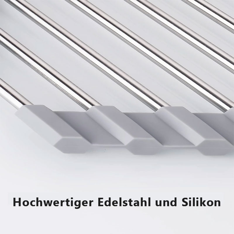 Dreieckiger, aufrollbarer Spülbeckenablauf