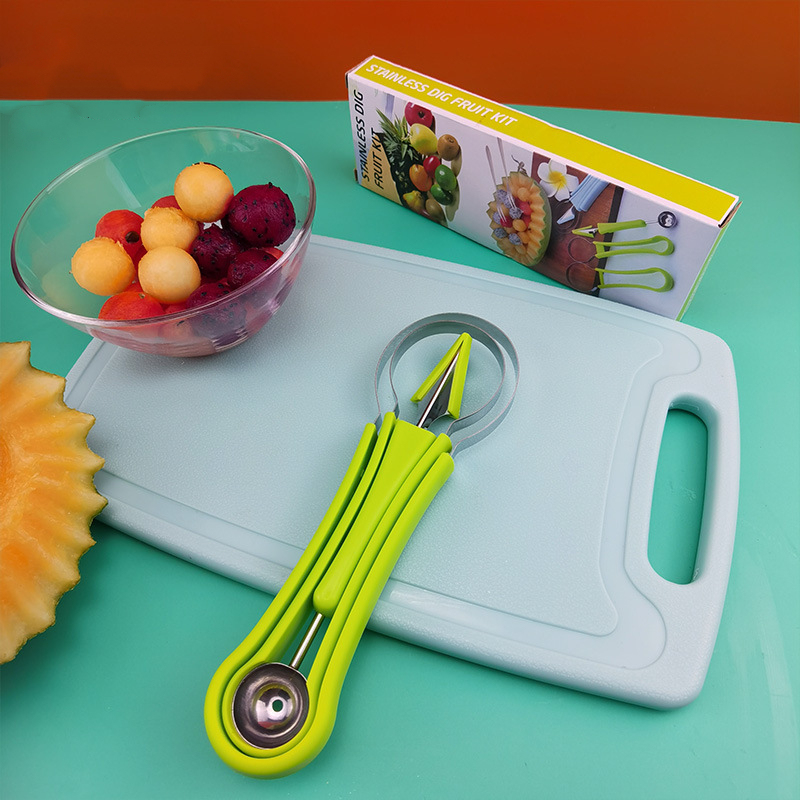4 in 1 Stainless Steel Fruit Tool Set