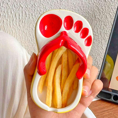 Funny Slipper Snack Tray