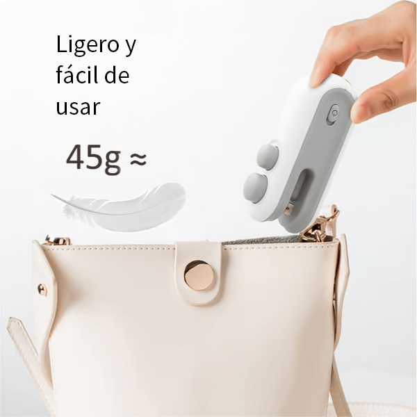 🔥Mini sellador de bolsas con cortador e imán✨ ¡Mantén tus alimentos frescos y organizados con facilidad!