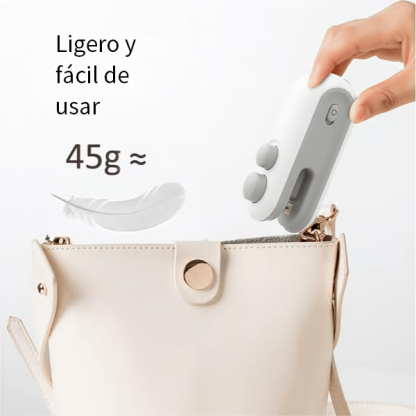 🔥Mini sellador de bolsas con cortador e imán✨ ¡Mantén tus alimentos frescos y organizados con facilidad!