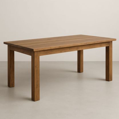 Tavolo rettangolare in legno 180x90x75 cm-Arctilumi