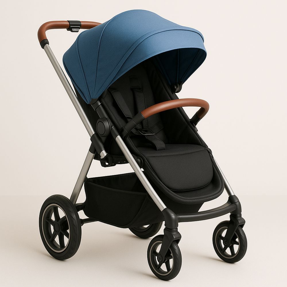 Passeggino con Seduta Regolabile Telaio in Alluminio Blu-Arctilumi