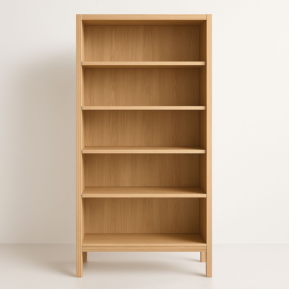 Libreria in Legno con 5 Ripiani 175x90x30 cm-Arctilumi