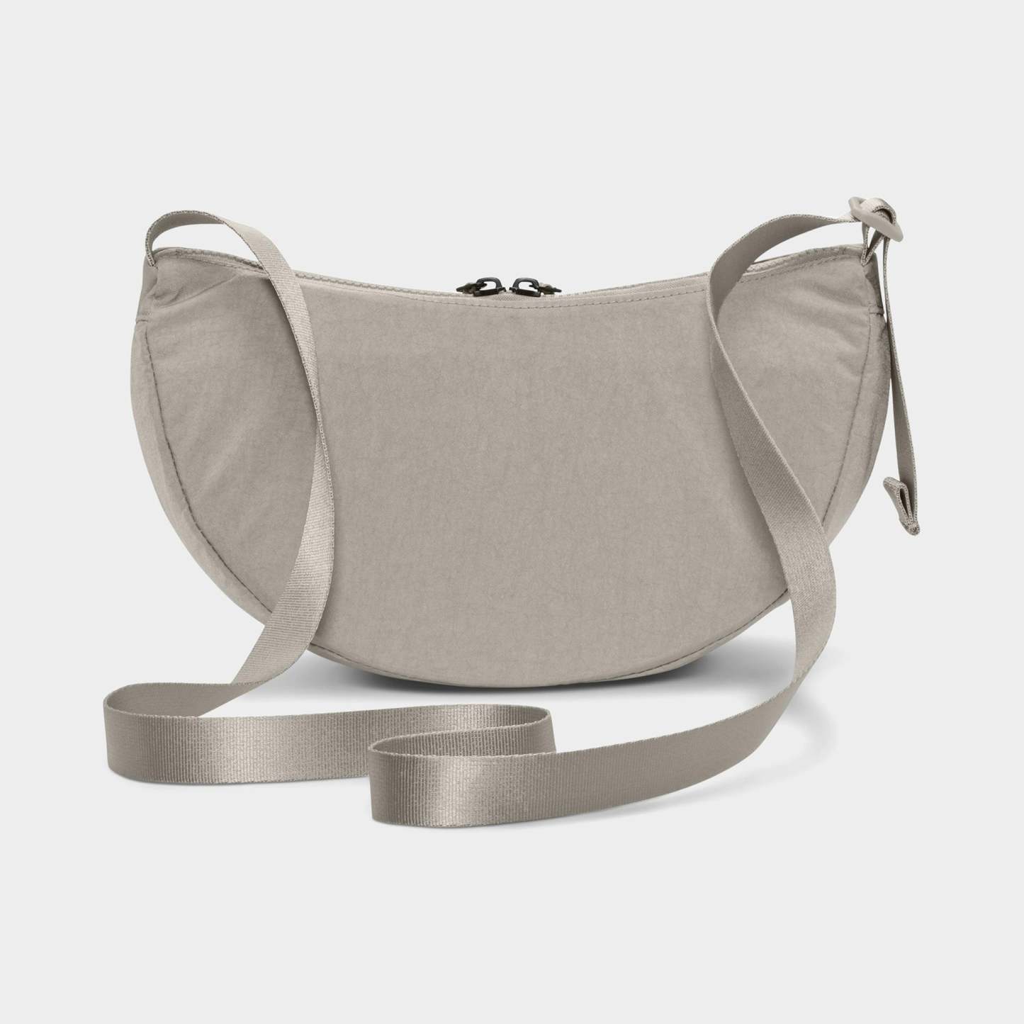 Nthtike Aura Crescent Crossbody Bag College Grey / Matte Sliver