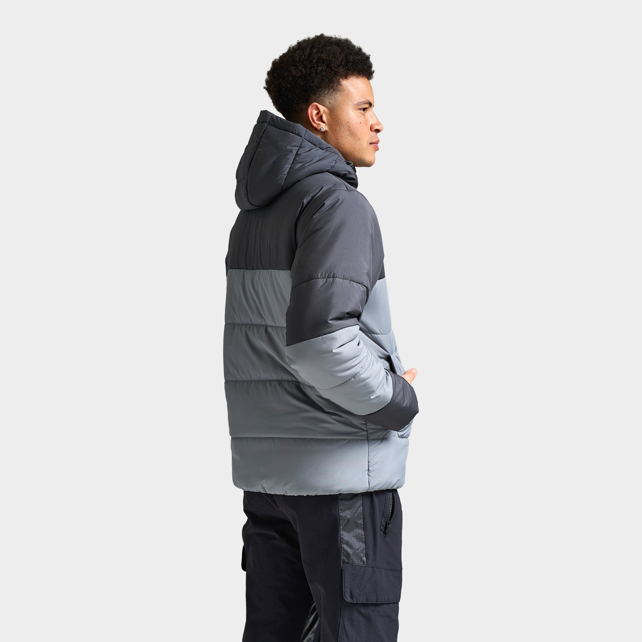 Nthtike Air Synthetic-Fill Jacket Anthracite / Cool Grey - White