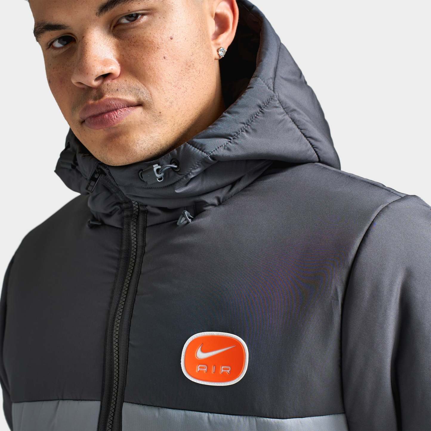 Nthtike Air Synthetic-Fill Jacket Anthracite / Cool Grey - White