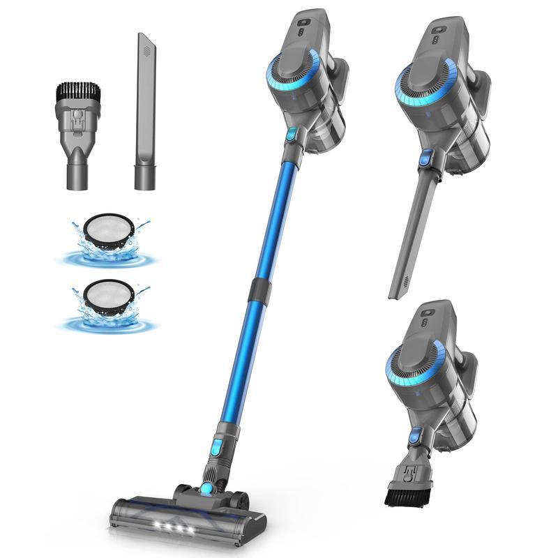 [TikTokShopBlackFriday] Dethtvoac Cordless Vacuum Cleaner,Ultra-Lightweight Stick Cleaner with 2200mAh Battery, Up to 40 mins Runtime - Powerful Stick vacuums for Home & Car Cleaning
