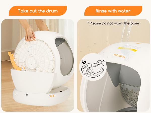 MeoWant SC02 75L Large Self-Cleaning Cat Litter Box with APP Control, Odor Removal, Anti-Pinch Design, and Easy Installation for Multiple Cats