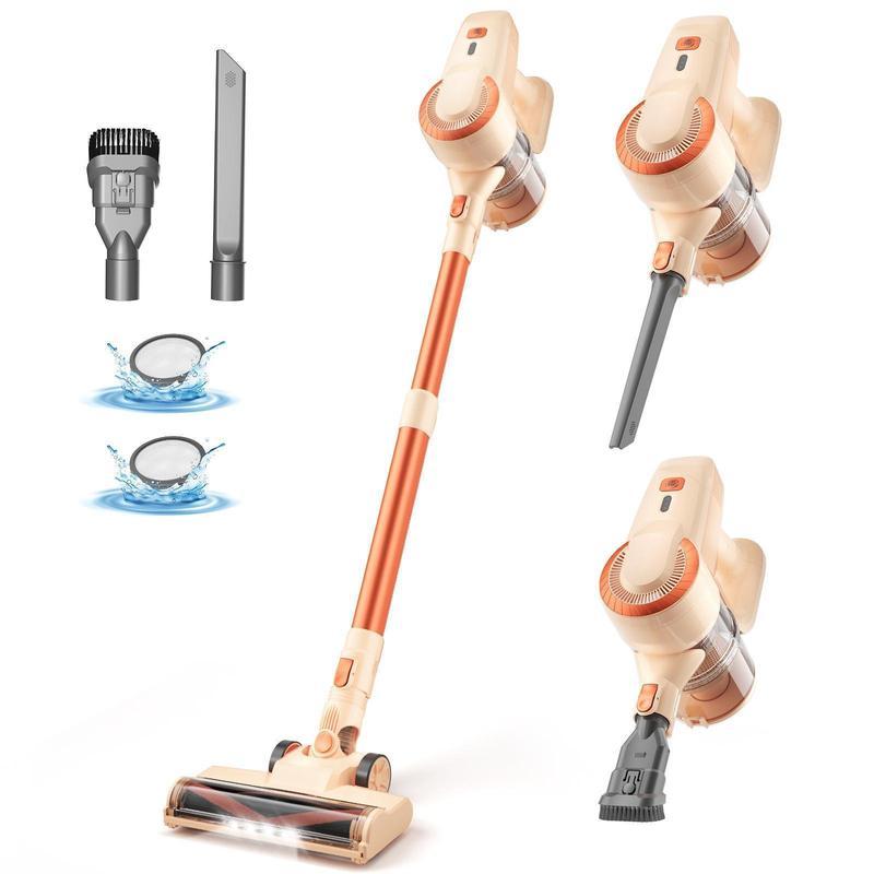 [TikTokShopBlackFriday] Dethtvoac Cordless Vacuum Cleaner,Ultra-Lightweight Stick Cleaner with 2200mAh Battery, Up to 40 mins Runtime - Powerful Stick vacuums for Home & Car Cleaning