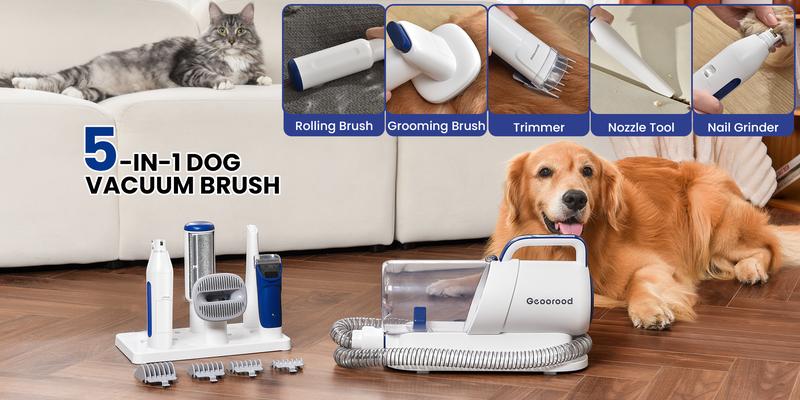Holiday Haul - Geoorood Dog Grooming Vacuum Kit with 13000Pa Suction Power & 2.2L Dust Collection for Furry Animal Cleaning #TikTokShopHolidayHaul