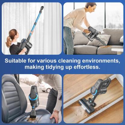 [TikTokShopBlackFriday] Dethtvoac Cordless Vacuum Cleaner,Ultra-Lightweight Stick Cleaner with 2200mAh Battery, Up to 40 mins Runtime - Powerful Stick vacuums for Home & Car Cleaning