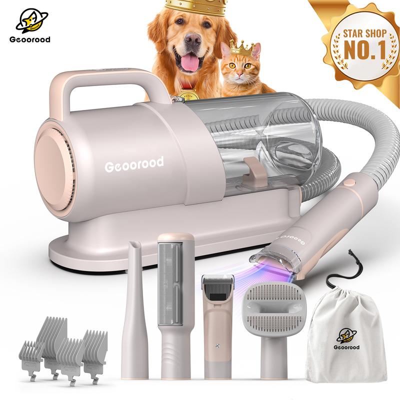 Holiday Haul - Geoorood Pet Grooming Vacuum Kit with 13000Pa Suction Power & 2.2L Dust Collection for Furry Animal Cleaning #TikTokShopHolidayHaul