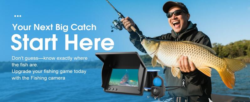 Christmas Gifts Underwater Fishing Camera, Fish Finder with 4.3 Inch Screen and Waterproof Camera, Fall Gifts, Underwater Fish Finder, Fishing Equipment, Fishing Stuff, for Fish Tank