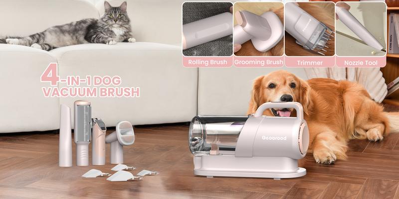Holiday Haul - Geoorood Dog Grooming Vacuum Kit with 13000Pa Suction Power & 2.2L Dust Collection for Furry Animal Cleaning #TikTokShopHolidayHaul