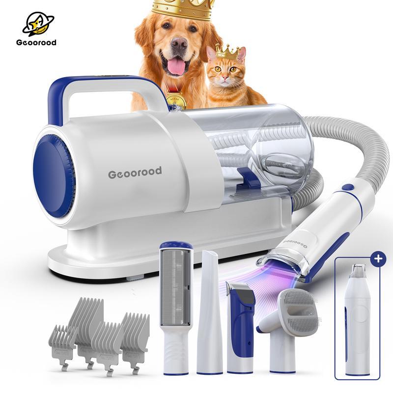Holiday Haul - Geoorood Pet Grooming Vacuum Kit with 13000Pa Suction Power & 2.2L Dust Collection for Furry Animal Cleaning #TikTokShopHolidayHaul
