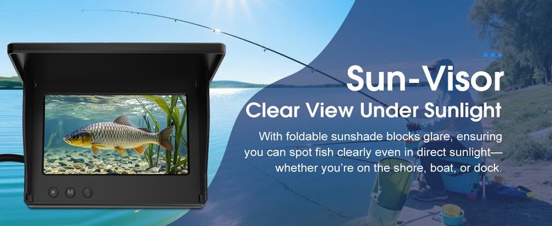 Christmas Gifts Underwater Fishing Camera, Fish Finder with 4.3 Inch Screen and Waterproof Camera, Fall Gifts, Underwater Fish Finder, Fishing Equipment, Fishing Stuff, for Fish Tank Christmas Gifts Underwater Fishing Camera, Fish Finder with 4.3 Inch Screen and Waterproof Camera, Fall Gifts, Underwater Fish Finder, Fishing Equipment, Fishing Stuff, for Fish Tank