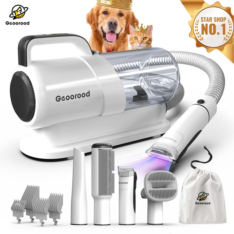 Holiday Haul - Geoorood Pet Grooming Vacuum Kit with 13000Pa Suction Power & 2.2L Dust Collection for Furry Animal Cleaning #TikTokShopHolidayHaul