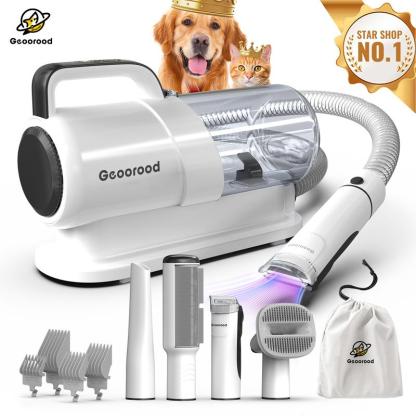 Holiday Haul - Geoorood Pet Grooming Vacuum Kit with 13000Pa Suction Power & 2.2L Dust Collection for Furry Animal Cleaning #TikTokShopHolidayHaul